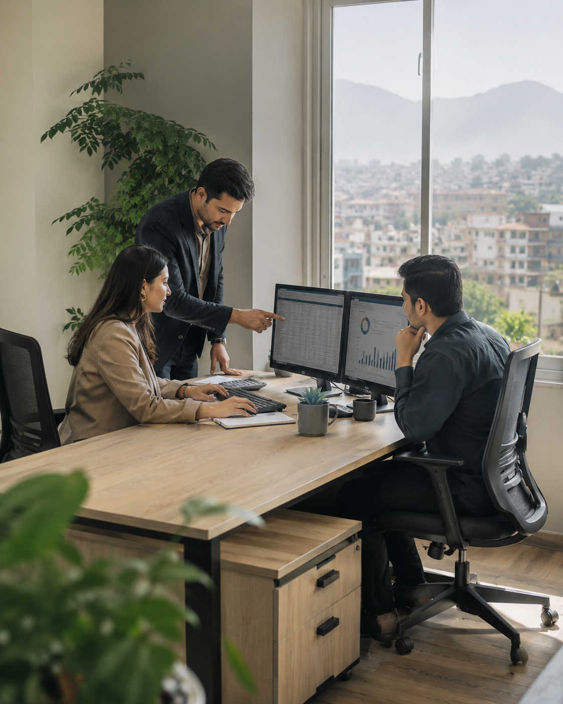 Team at work